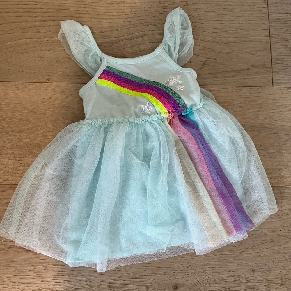 Cat & Jack glitter rainbow dress🌈